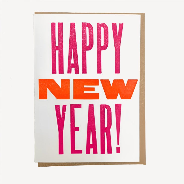 Happy New Year Greeting Card