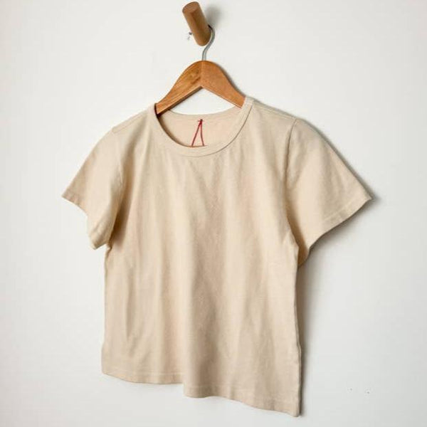 The Little Boy Tee in Bone