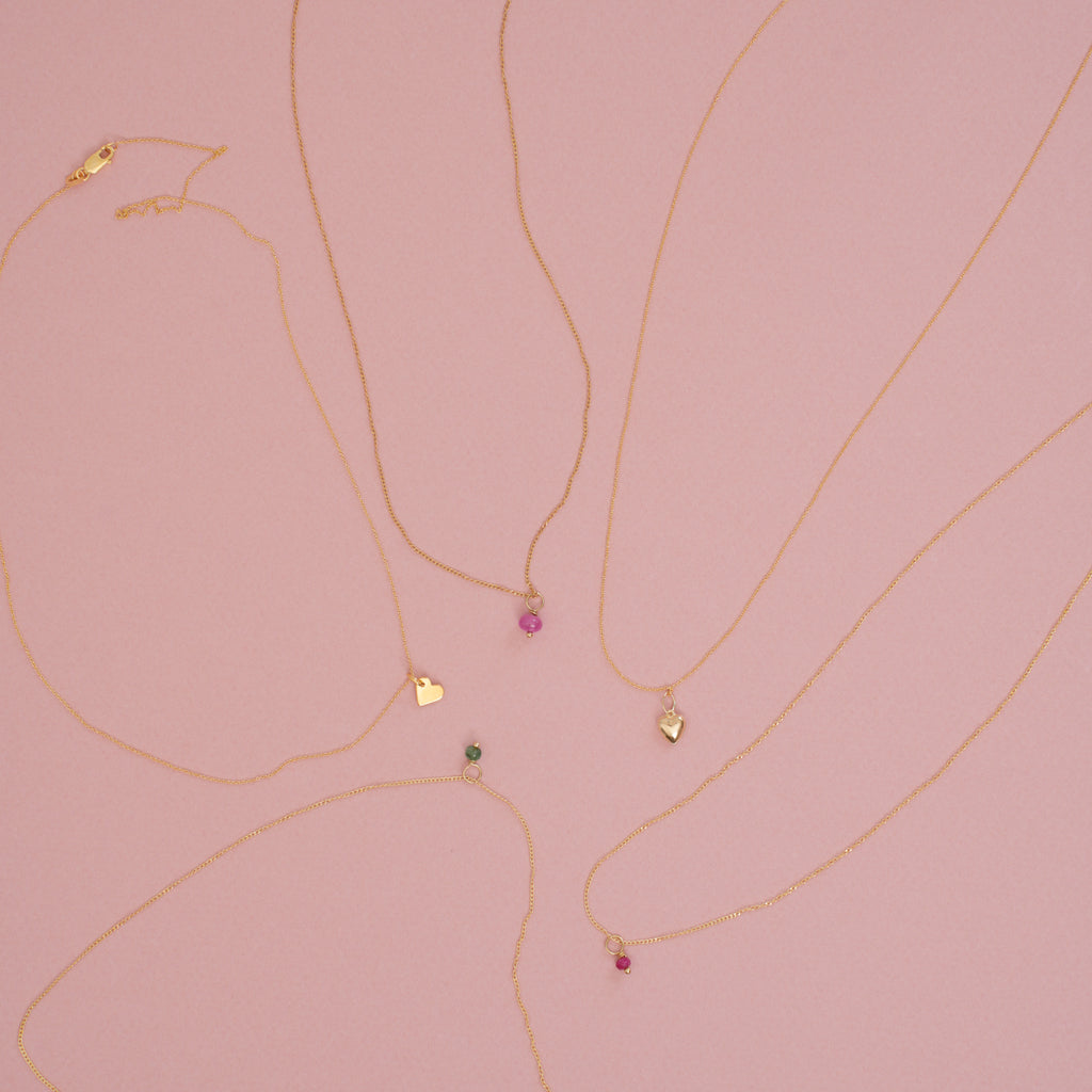 Classic Dainty 14kt Gold Fill Chain Necklaces for Charms