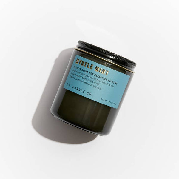 Mint Soy Candle To Help Focus