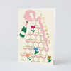 Congrats Champagne Tower Card