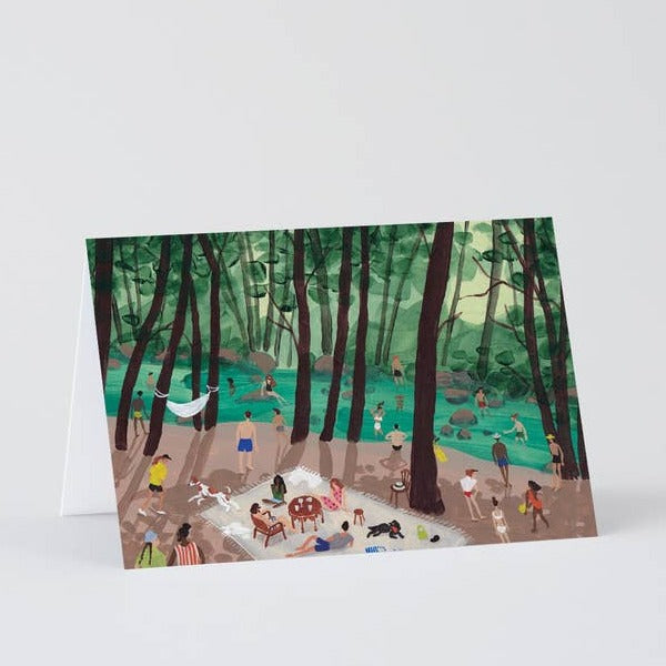 Summer by the Water Art Card 