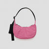 Azalea Pink Small Crescent Bag by Baggu