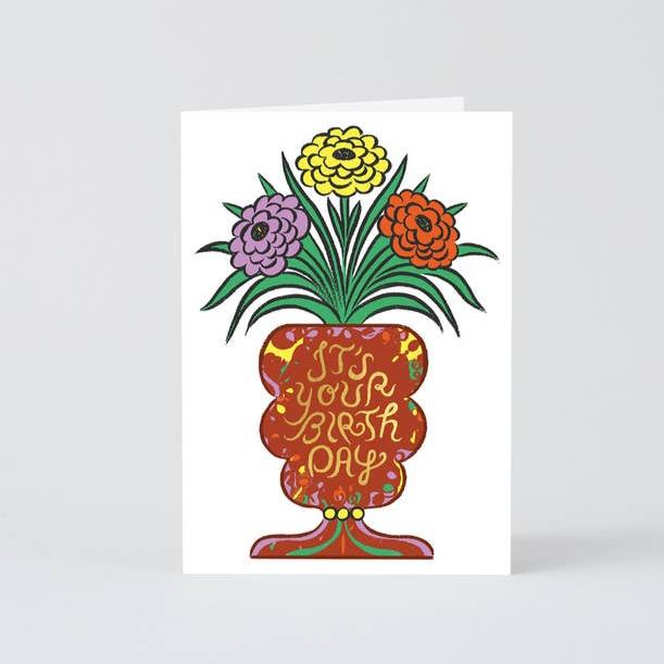 Birthday Flowers Card