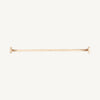 Civil Alchemy Minimal Gold Tone Brass Towel Bar Rack