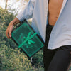 Model Holding Green Flamingo Estate Box
