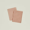 Blush and Terracotta Dish Towels by Hawkins NY