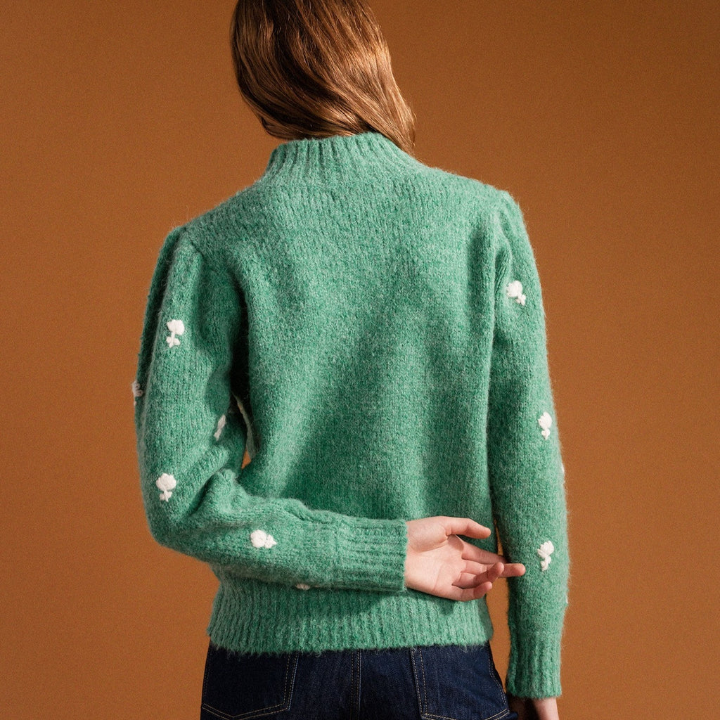 Back of the Fleur Pullover 