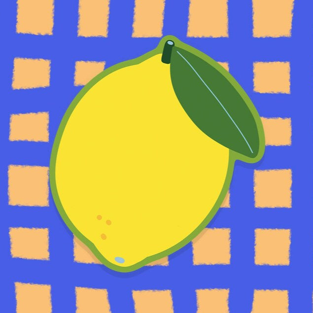 Lemon Fruit Sticker