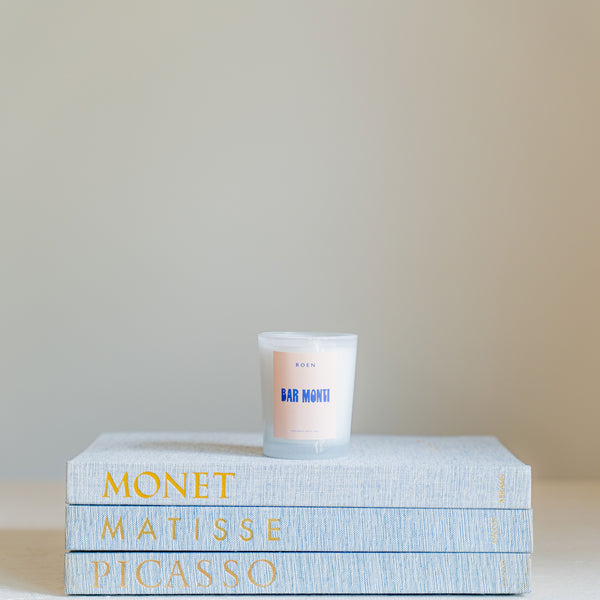 Roen Bar Monti Candle Modeled on Graphic Art Books