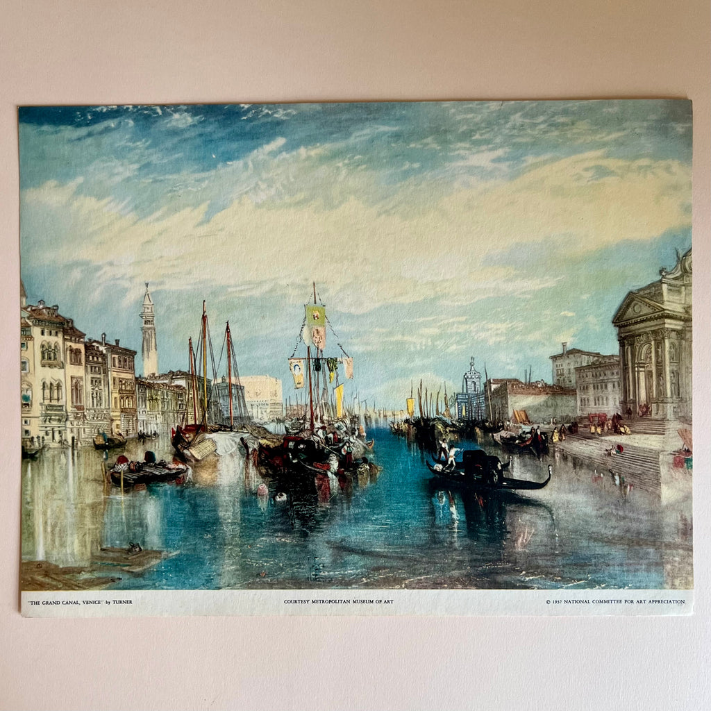 The Grand Canal Venice Art Print