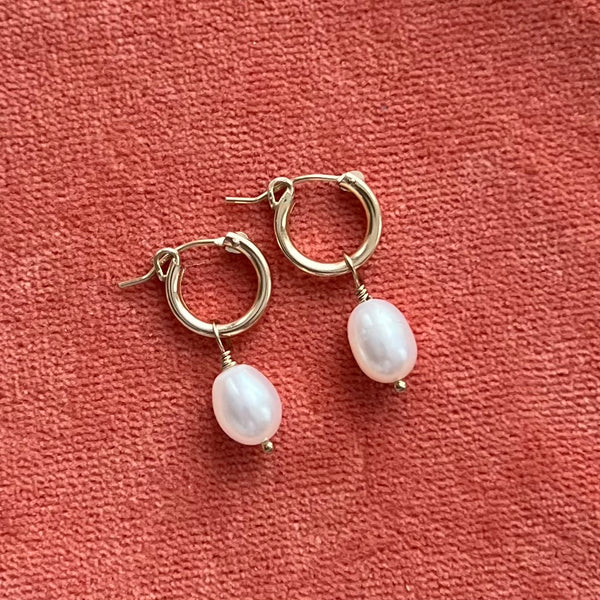Dainty Gold Pearl Jewelry Made in MN