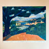 Vintage 1937 Derain "The Blue Oak" Landscape Art Print at Golden Rule Gallery in Excelsior, Minnesota