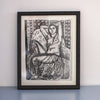 Vintage 1974 Henri Matisse "Odalisque" Portrait Black and White Nude Art Print at Golden Rule Gallery in Excelsior