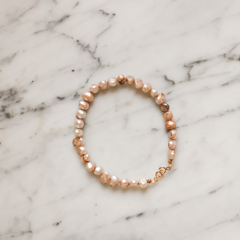 Local Handmade Pearl Bracelet at Golden Rule Gallery 