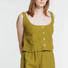 Laude the Label Sustainable Eco Friendly Linen Tank Top