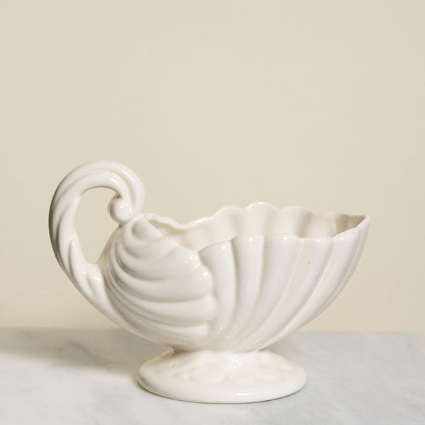 Creamy White Vintage Haeger Pitcher