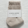 Le Bon Shoppe Scrunched Swing Socks in Silk