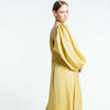 Ethically Made Long Yellow Summer Dress by Laude the Label