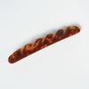 Brown French Baguette Hair Barrette by MLE