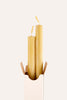 Thin Beeswax Dinner Taper Candles Set of 2
