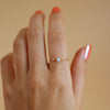 Token Jewelry Dainty Gold Opal Ring