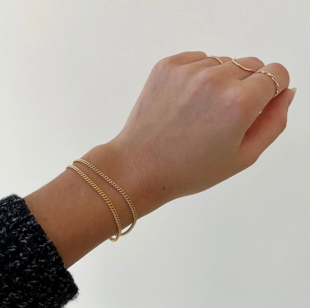Double Chain Bracelet by Token Jewelry