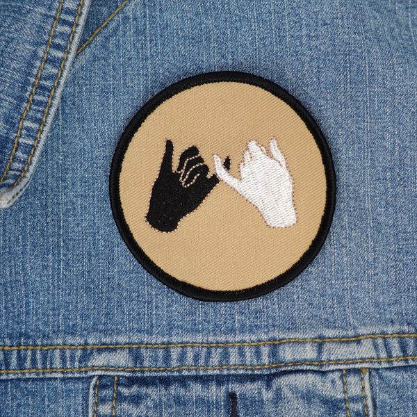 Pinky Promise Embroidered Patch