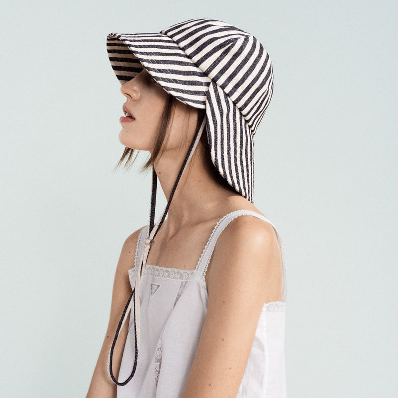 Hansel from Basel Stripe Tulip Bucket Hat