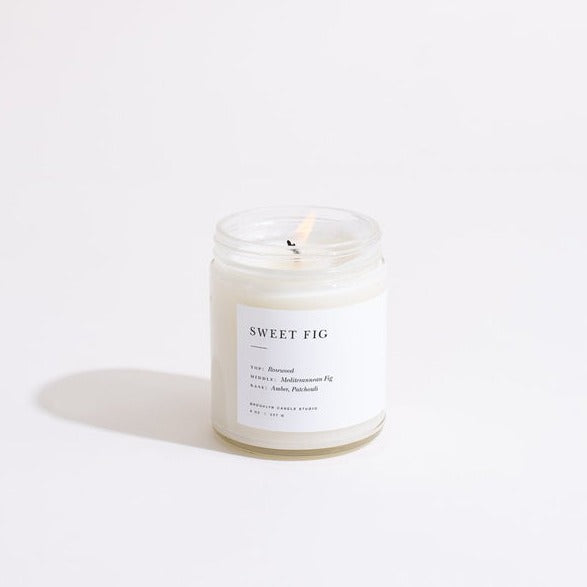 Sweet Fig Scented Minimalist Candle