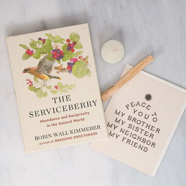 The Serviceberry, Abundance and Reciprocity in the Natural World Book by Robin Wall Kimmerer