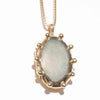 Organic Shaped Sun Locket Necklace by Moneh Brisel