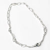 Sterling Silver Chain Tidal Necklace by Wolf Circus Jewelry