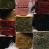 Assortment of Different Flamingo Estate Soap Bars Lathered in Soap