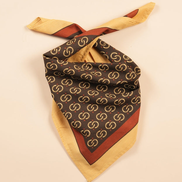 Neutral Western Bandana Neck Tie