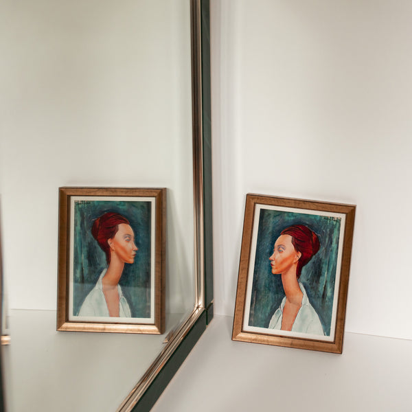Modigliani Feminine Portrait | Golden Rule Gallery | Portrait of a Woman | Vintage Framed Art | Golden Rule Gallery