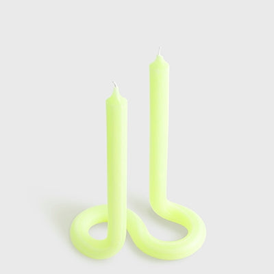 Twist Duo Taper Candle | Lex Pott | Modern Deco | Vibrant Candles | Golden Rule Gallery | Excelsior, MN