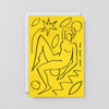 Palm Tango Art Card | Yellow Abstract Art Card | Golden Rule Gallery | Excelsior, MN | Wrap Cards