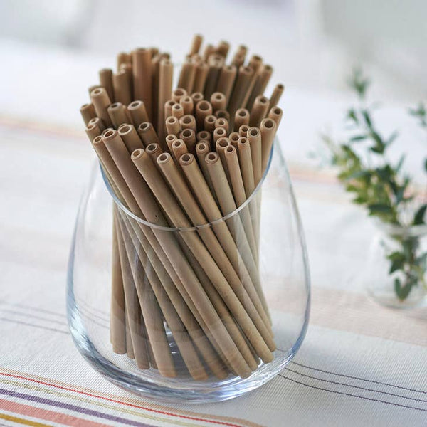 Sustainable Eco Friendly Reusable Bamboo Straws at Golden Rule Gallery 