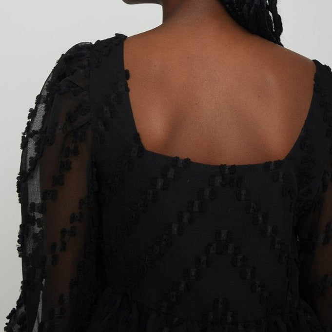 Dainty Black Blouse | JUST Female Apparel | Black Lulu Blouse | Golden Rule Gallery | Excelsior, MN | Clothes | Tops 