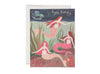 Mermaids with red hair birthday card by red cap cards