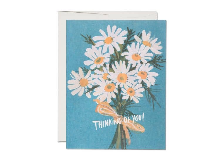 Daisy Bouquet Greeting Card | Thinking of You Card | Red Cap Cards | Golden Rule Gallery | Excelsior, MN