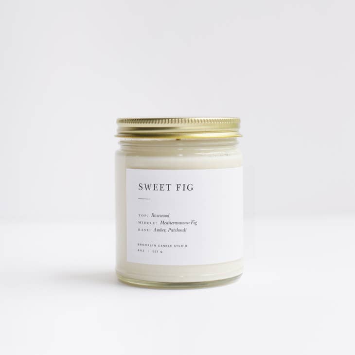 Sweet Fig Minimalist Candle from Brooklyn Candle Co at Golden Rule Gallery in Excelsior, MN