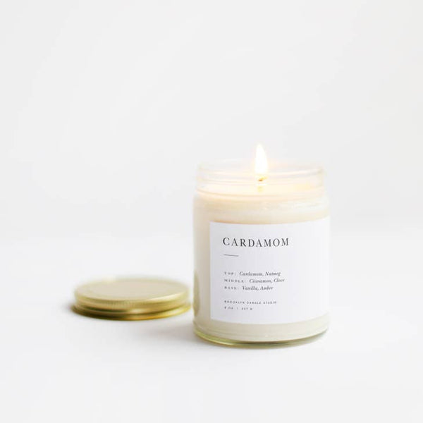 Cardamom Minimalist Candle by Brooklyn Candle Studio at Golden Rule Gallery in Excelsior, MN