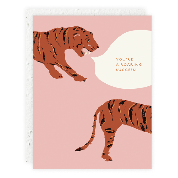 Tiger Card | You're A Roaring Success Card | Seedlings Cards | Golden Rule Gallery | Excelsior, MN