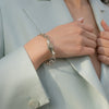 Sterling Silver Handshaking Bracelet