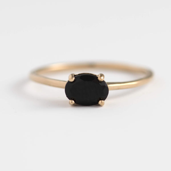 Josephine Black Onyx Gold Fill Band by Minette at Golden Rule Gallery in Excelsior, MN