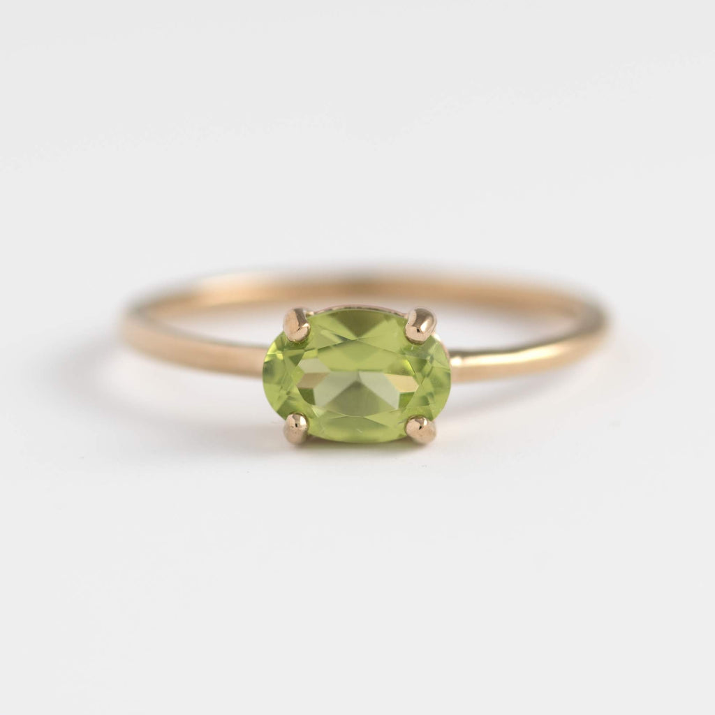 Peridot Gold Fill Ring | Peridot Jewelry | Minette | Golden Rule Gallery | Excelsior, MN