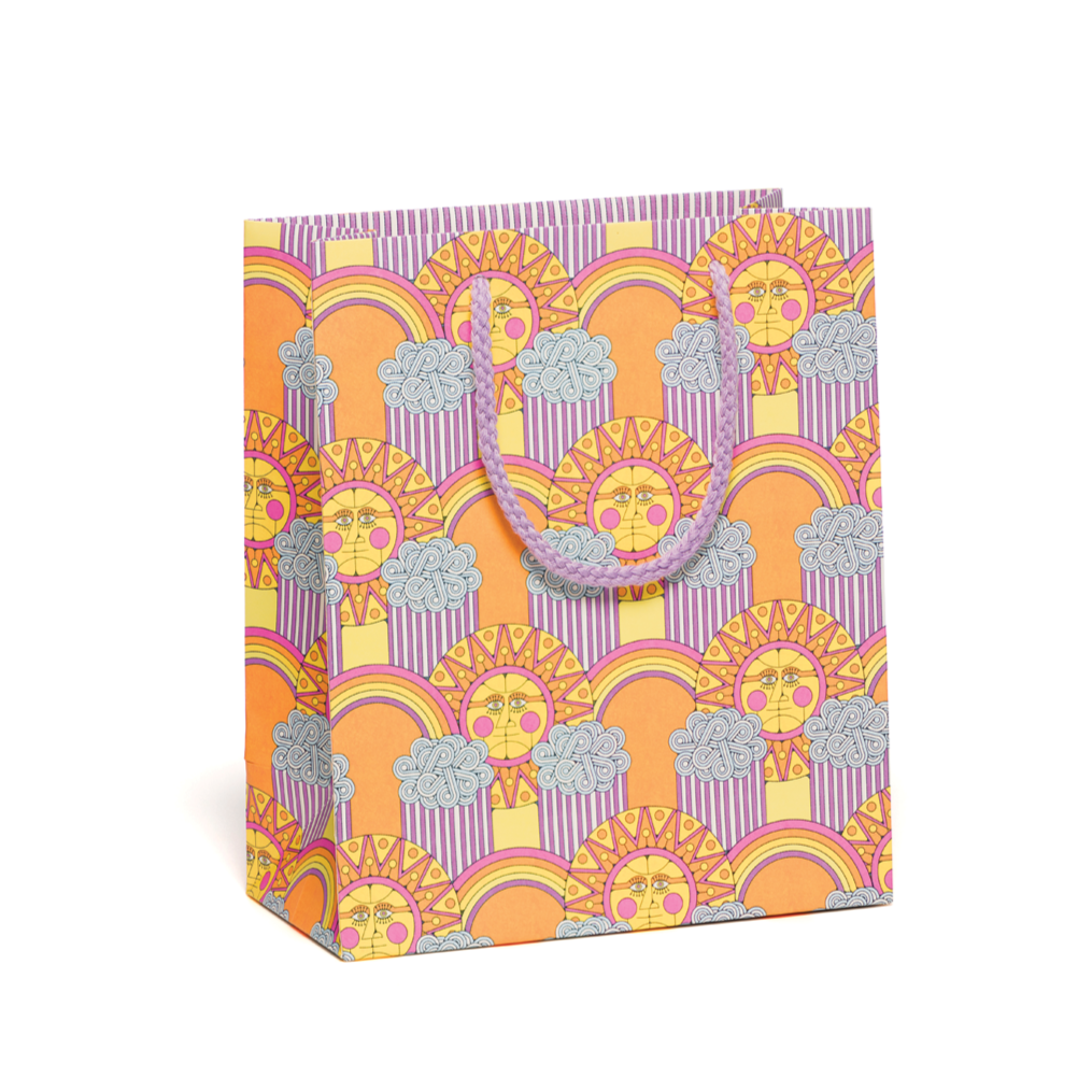 Sun and Rainbows | Gift Bag | Sixties Style Art | Golden Rule Gallery | Excelsior, MN 