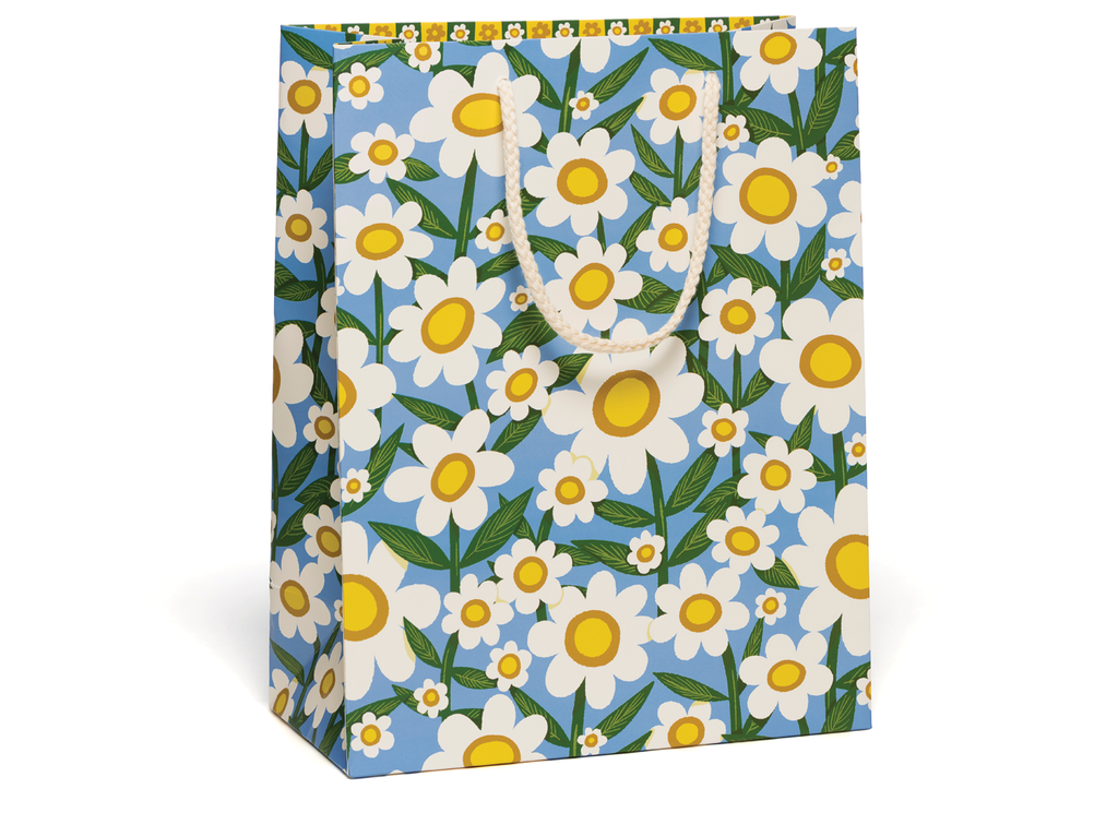 70s Daisy Gift Bag | Red Cap Cards | Golden Rule Gallery | Excelsior, MN